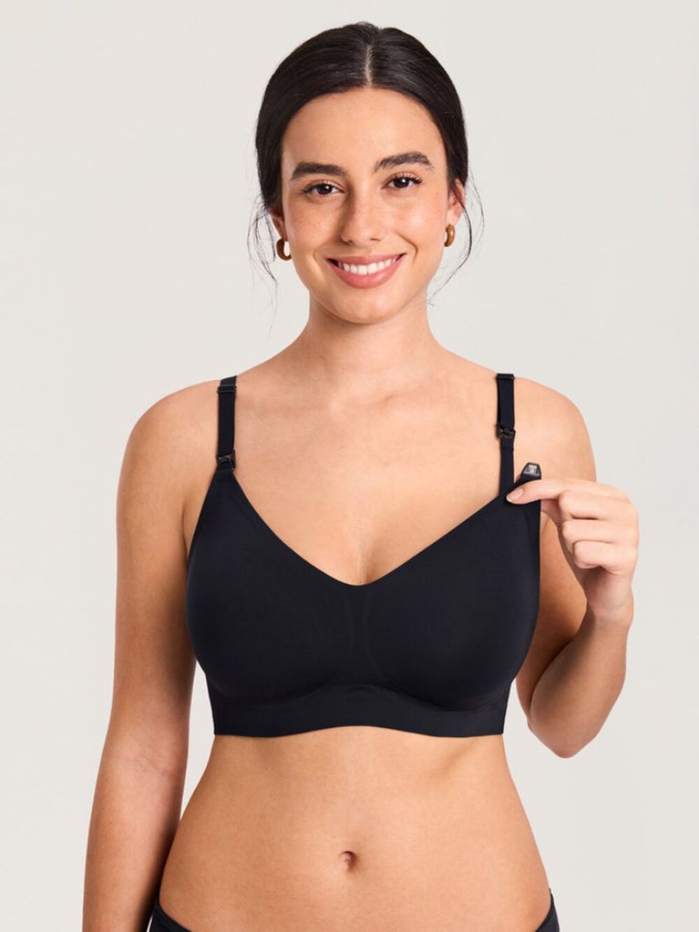 Seamless Jelly Strip Nursing Bra